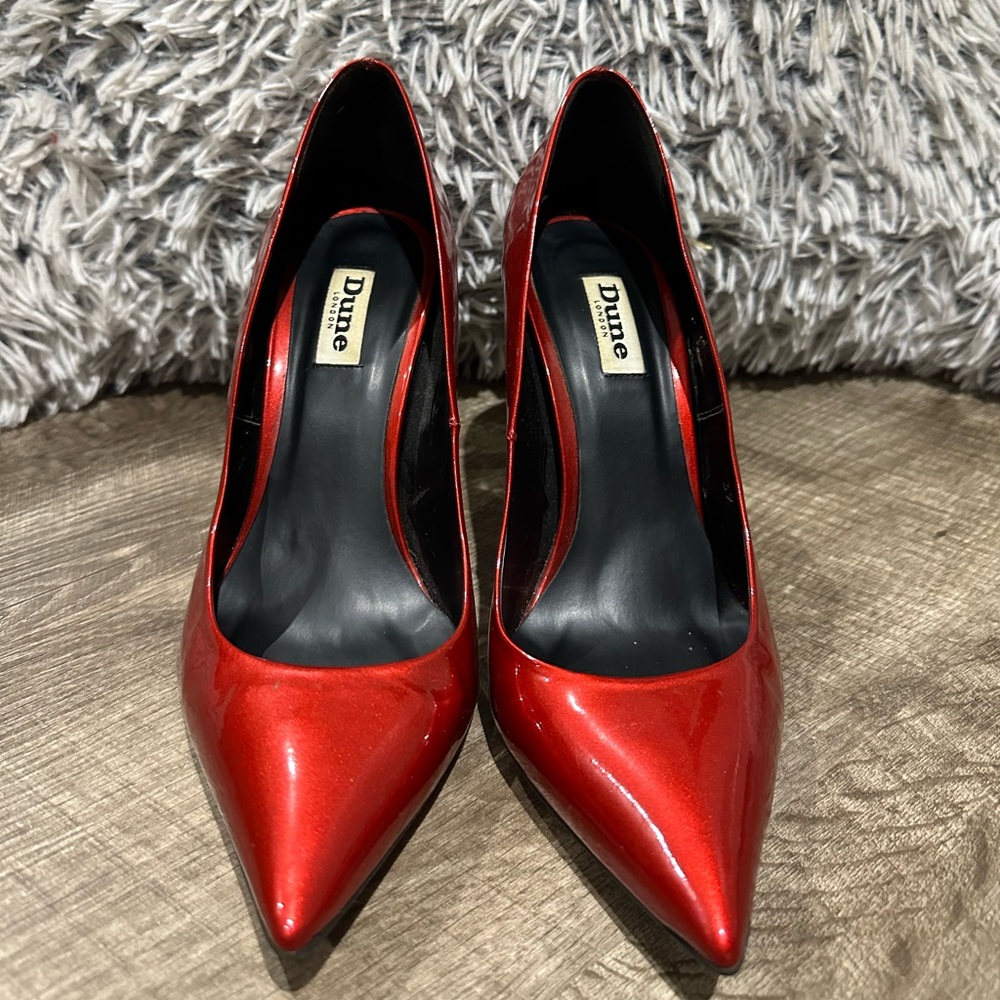 Dune red heels